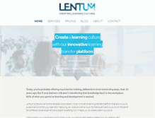 Tablet Screenshot of lentum.com